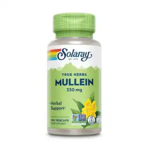 Solaray True Herbs Mullein 330 mg 100 VegCaps