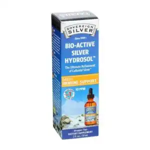 Sovereign Silver Bio-Active Silver Hydrosol Immune Support Dropper 2 fl. oz.