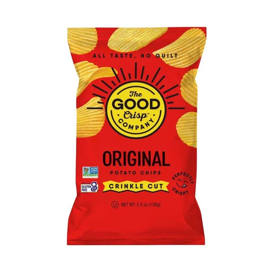The Good Crisp Company Original Crinkle Cut Potato Chips 12 (5.5 oz.) bags