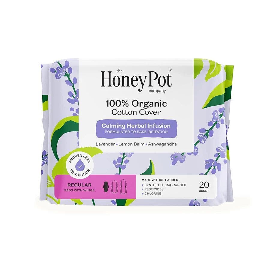 The Honey Pot Calming Regular Pads 20 count