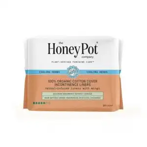 The Honey Pot Cooling Incontinence Liners 20 count