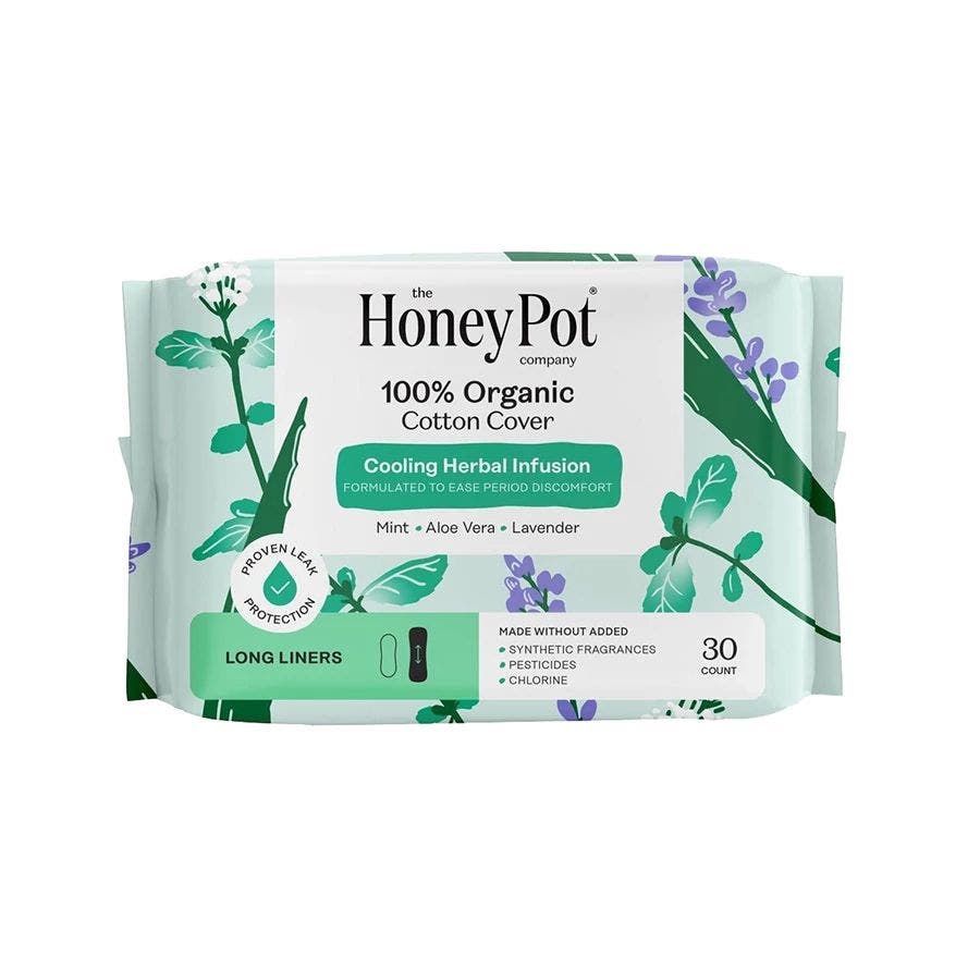 The Honey Pot Cooling Long Liners 30 count