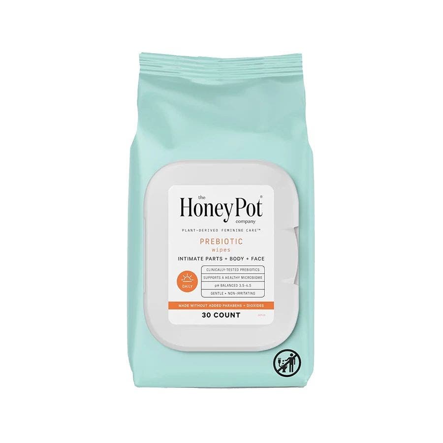 The Honey Pot Prebiotic Wipes 30 count