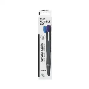 The Humble Co. Plant Based 2-pack Toothbrush Soft Blue-Purple The Humble Co. Plant Based 2-pack Toothbrush Soft Blue-Purple
