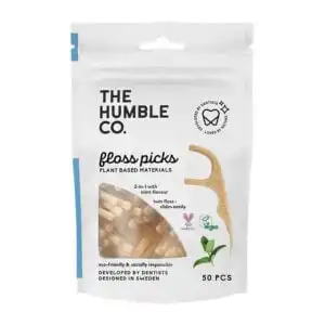 The Humble Co. Mint Dental Floss Picks 50 pcs