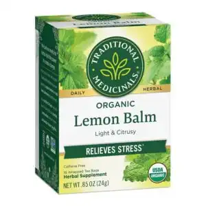 Traditional Medicinals Organic Lemon Balm Tea 16 tea bags