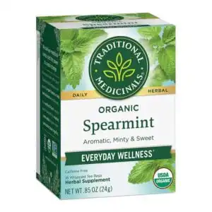 Traditional Medicinals Organic Spearmint Tea 16 tea bags