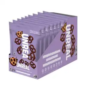 Unreal Dark Chocolate Covered Pretzels 9 (1.5 oz.) packs Unreal Dark Chocolate Covered Pretzels 9 (1.5 oz.) packs