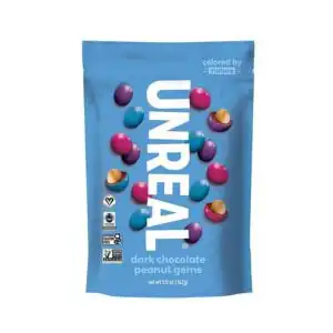 Unreal Dark Chocolate Peanut Gems 5 oz.