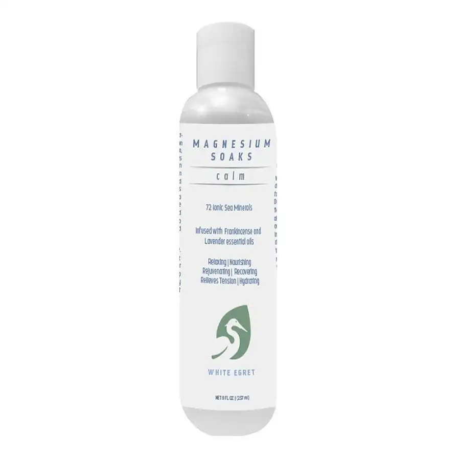 White Egret Calm Magnesium Soak 8 fl. oz.