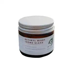 White Egret Retinyl Night Creme 2 oz. Glass Jar