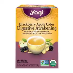 Yogi Tea Blackberry Apple Cider Vinegar Digest Awakening Tea 16 tea bags Yogi Tea Blackberry Apple Cider Vinegar Digest Awakening Tea 16 tea bags