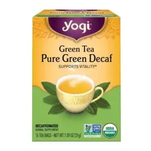 Yogi Tea Organic Pure Green Decaffeinated Tea 16 tea bags