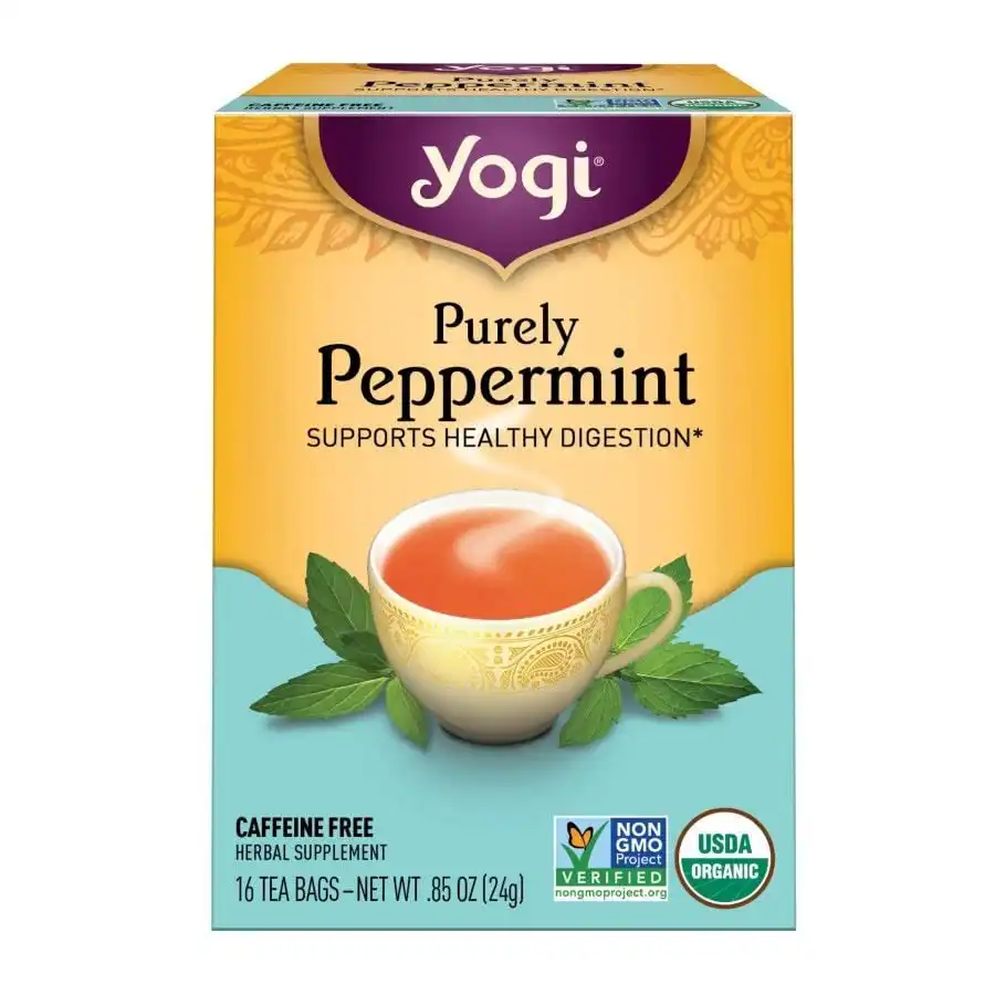 Yogi Tea Organic Purely Peppermint Tea 16 tea bags