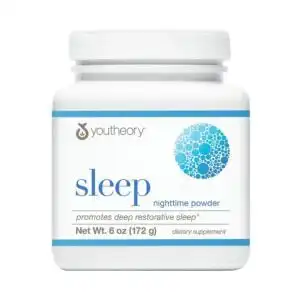 Youtheory Sleep Nighttime Powder Natural Lemon Lime 6 oz