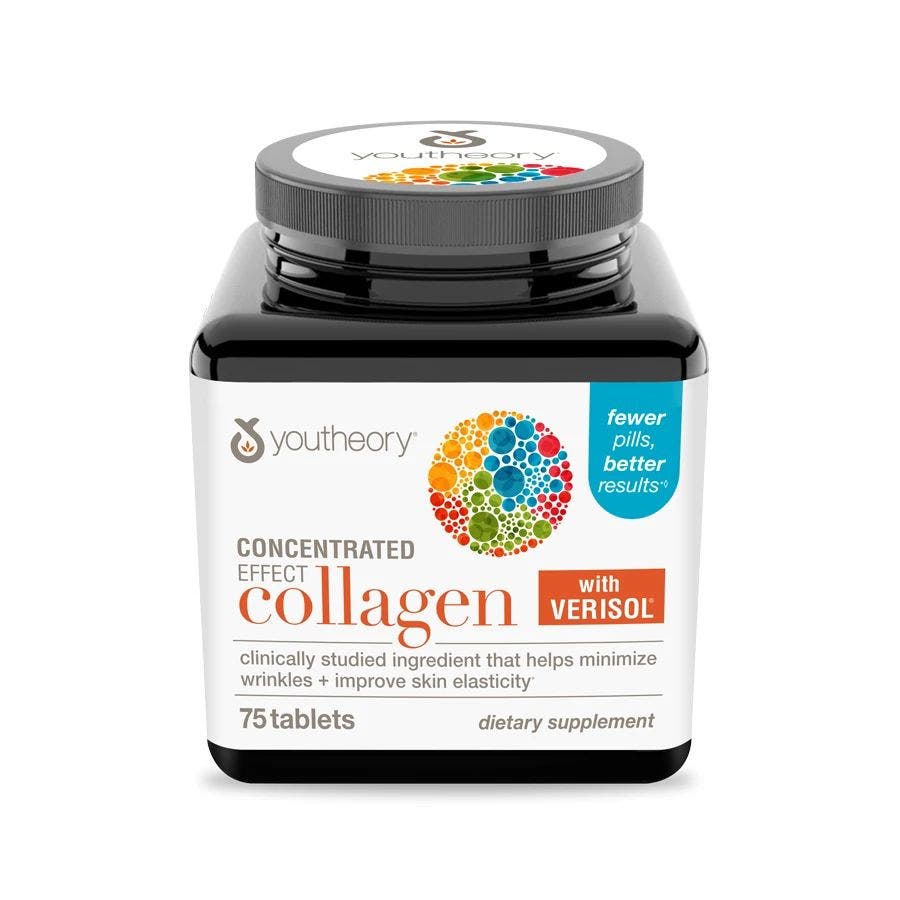 Youtheory Concentrated Effect Collagen Tablets 75 count