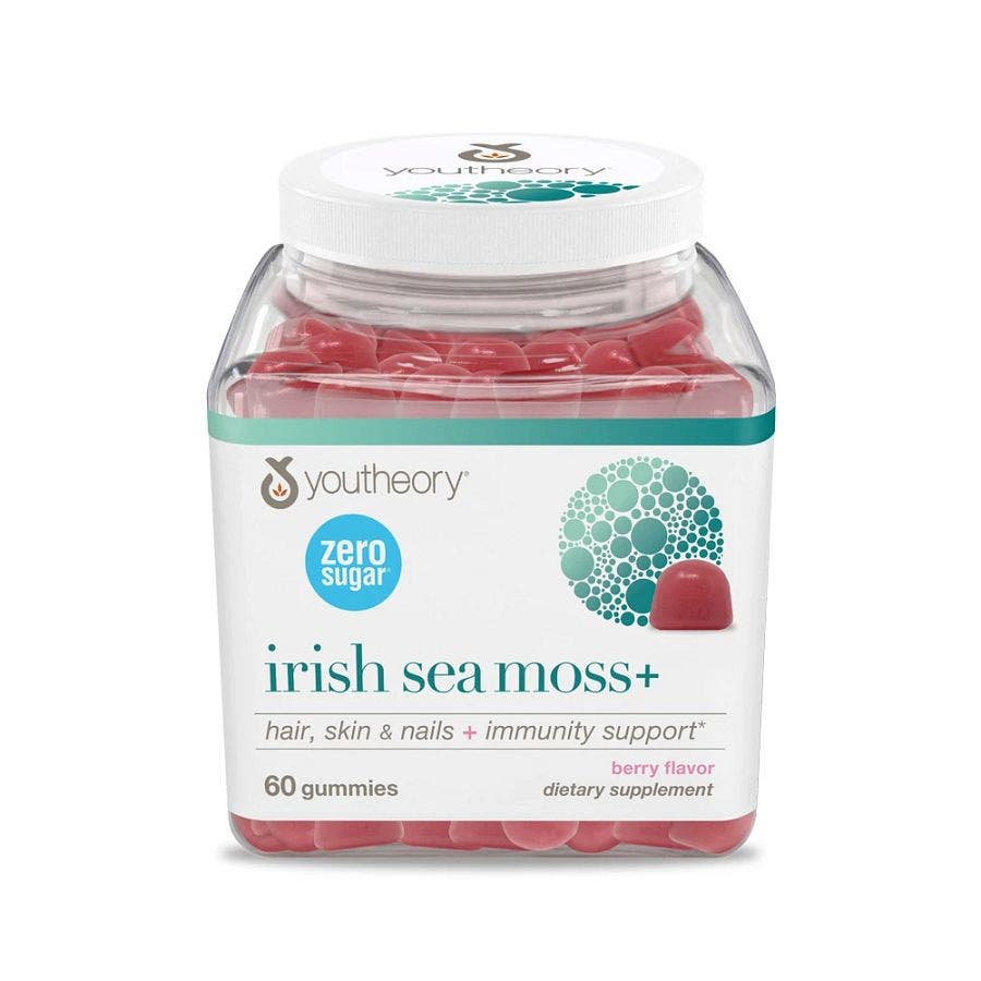 Youtheory Irish Sea Moss Berry Gummies 60 count