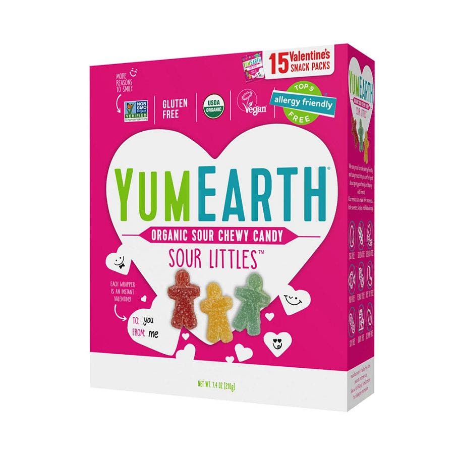 YumEarth Valentine's Organic Sour Littles 15 (0.5 oz.) packs