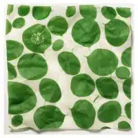 Z Wraps Medium Beeswax Wrap Leafy Green Print 12 x 12