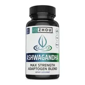 Zhou Ashwagandha Max Strength Adaptogen Blend 60 VegCaps