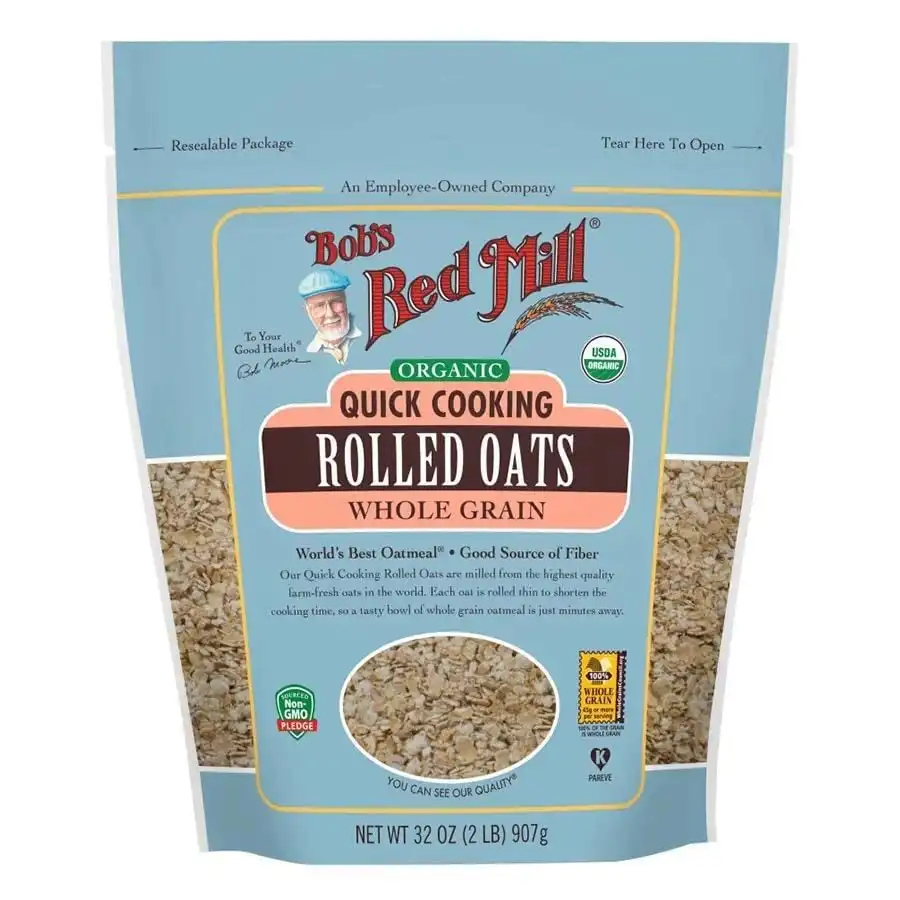 Bob's Red Mill Organic Quick Rolled Oats 32 oz. resealable bag