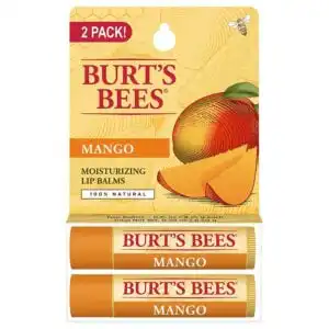 Burt’s Bees Mango Lip Balms 2 (0.15 oz.) tubes in blister box