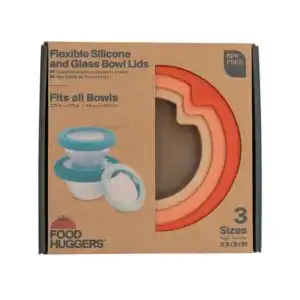 Food Huggers Terra Cotta Flexible Bowl Lids Set of 3