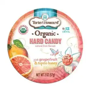 Torie and Howard Grapefruit & Honey Hard Candy 2 oz.