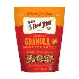 Bob’s Red Mill Homestyle Granola – Maple Sea Salt 11 oz. Resealable Bag