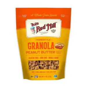 Bob’s Red Mill Homestyle Granola – Peanut Butter 11oz. Resealable Bag