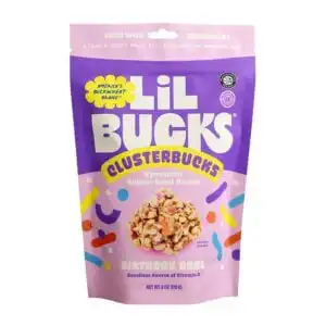 Lil Bucks Clusterbucks – Birthday Cake 6oz. Bag