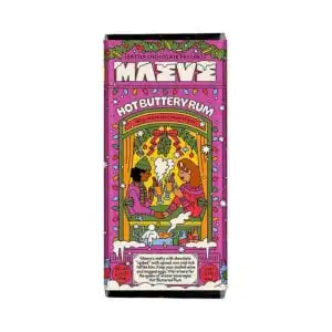 Maeve by Seattle Chocolate Hot Buttery Rum Chocolate Truffle Bar 2.5 oz. Maeve by Seattle Chocolate Hot Buttery Rum Chocolate Truffle Bar 2.5 oz.
