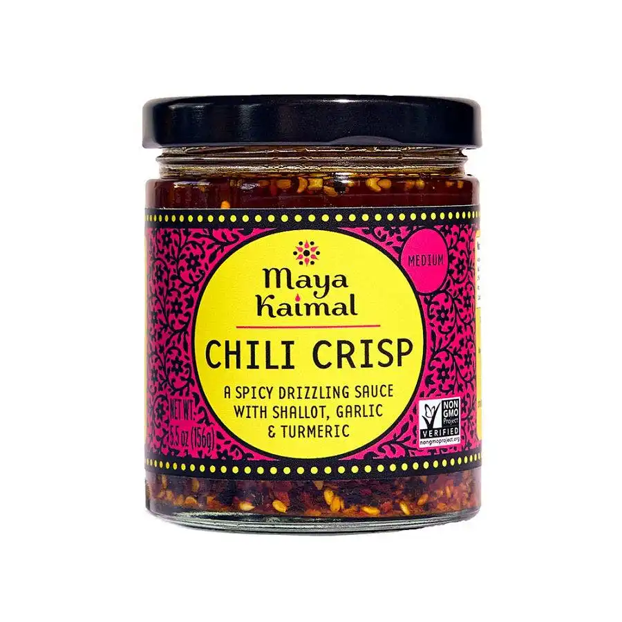 Maya Kaimal Chili Crisp – Medium Heat 5.5oz. Jar