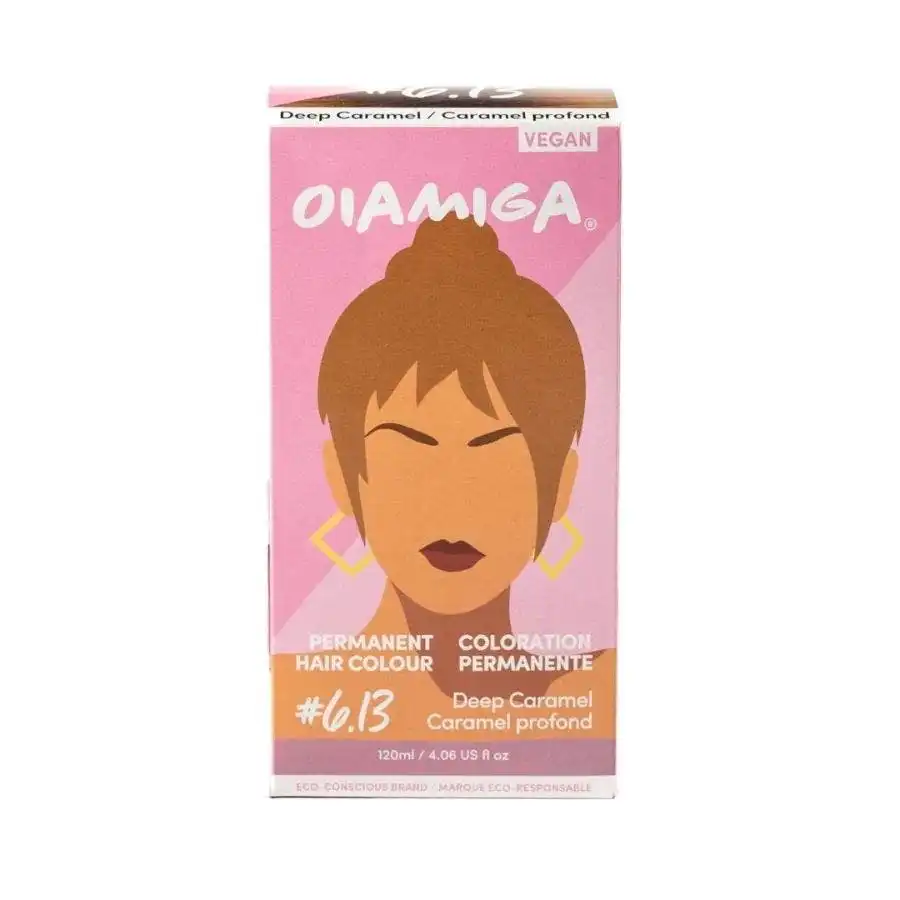 Oiamiga Deep Caramel Permanent Vegan Hair Dyes 4.06 oz.