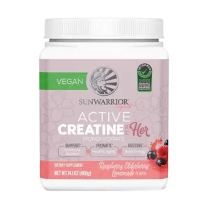Sunwarrior Raspberry Elderberry Creatine for Her 12.35 oz.