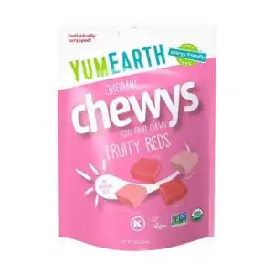 YumEarth Organic Fruity Red Chewys 5 oz.