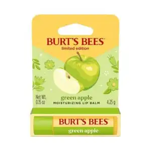 Burt’s Bees Spring Collection Green Apple Lip Balm 0.15 oz. blister box