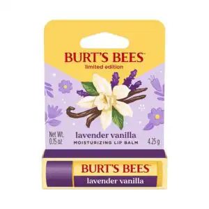 Burt’s Bees Spring Collection Lavender Vanilla Lip Balm 0.15 oz. blister box