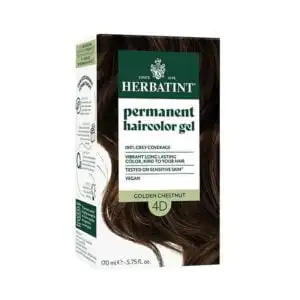 Herbatint Permanent Haircolor Gel – 4D Golden Chestnut