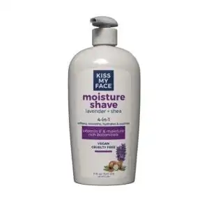 Kiss My Face 4-in-1 Moisture Shave โ Lavender & Shea 11 fl.oz. Pump Bottle Kiss My Face 4-in-1 Moisture Shave โ Lavender & Shea 11 fl.oz. Pump Bottle