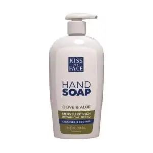 Kiss My Face Moisturizing Hand Soap – Olive & Aloe 9 fl.oz. Pump Bottle