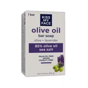 Kiss My Face Olive & Lavender Bar Soap – 8oz. Big Bar