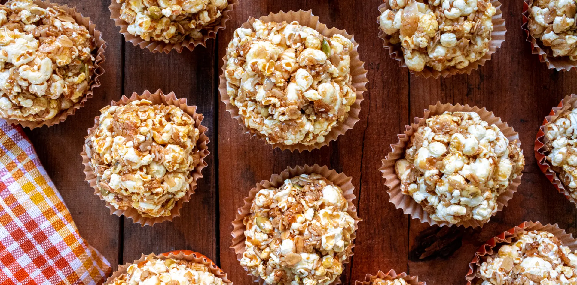 Maple Granola Popcorn Balls