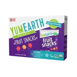 YumEarth Organic Fruit Snacks – Original Favorites 10 count box