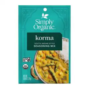 Simply Organic Korma Seasoning Mix 0.99 oz.