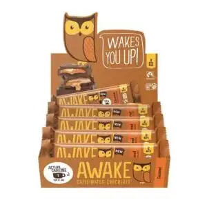 Awake Chocolate Caramel Milk Chocolate 20 (1.2 oz.) bars
