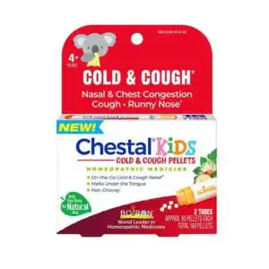 Boiron Chestal Cold & Cough Meltaway Pellets (2) 80 count tubes