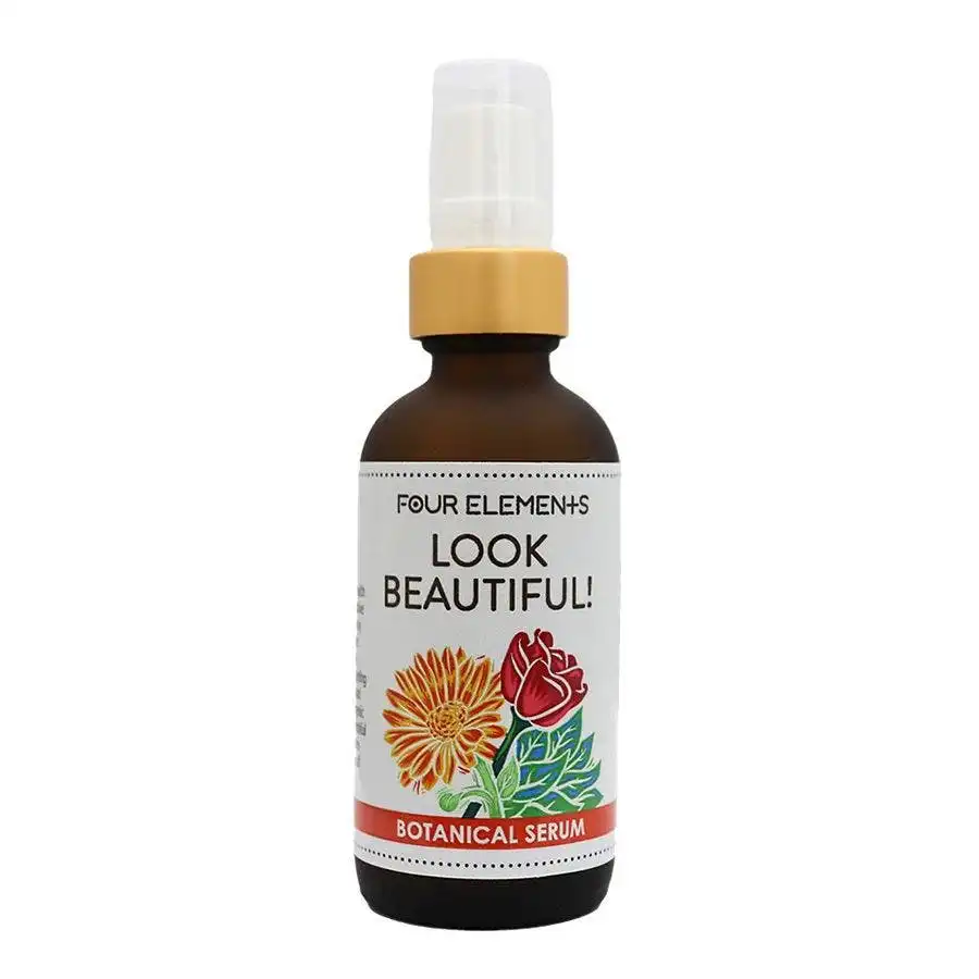 Four Elements Herbals Look Beautiful! Botanical Facial Serum 2 fl. oz.