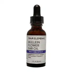 Four Elements Herbals Mullein Flower Ear Oil 1 fl. oz.