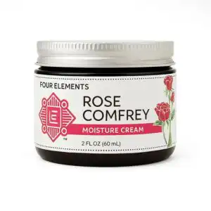 Four Elements Herbals Rose Comfrey Cream 2 oz.